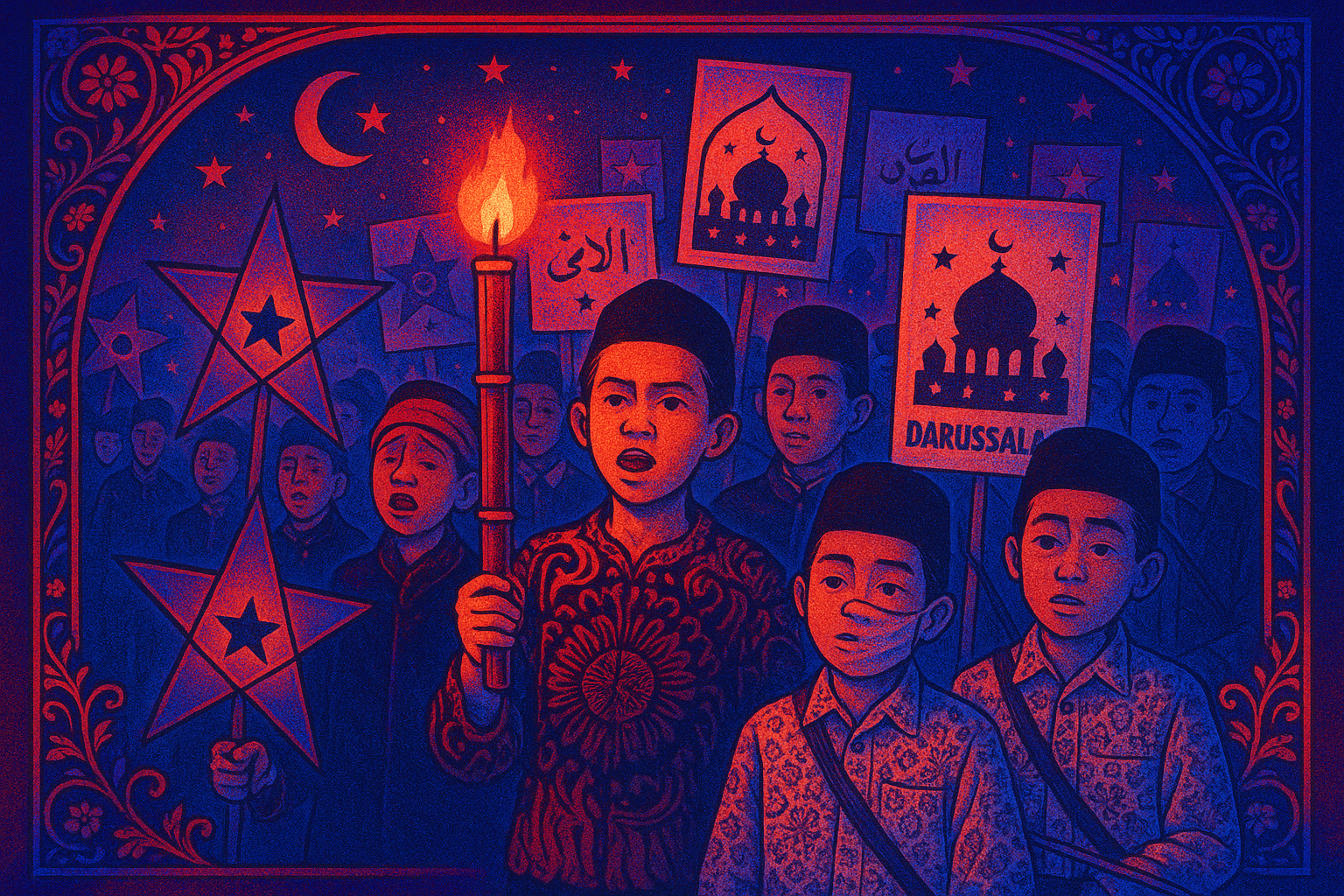 Thumbnail Sudah Tradisi Sejak 50 Tahun yang Lalu, Takbir Keliling Pondok Tremas Digelar Lagi!